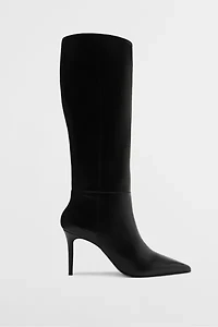 Schutz Leather Mikki Up Knee-High Boot