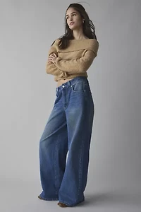 House Of Sunny Low-Rise Wide Leg Jean
