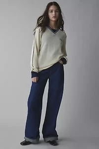 House Of Sunny Keepers Collared Knit Top