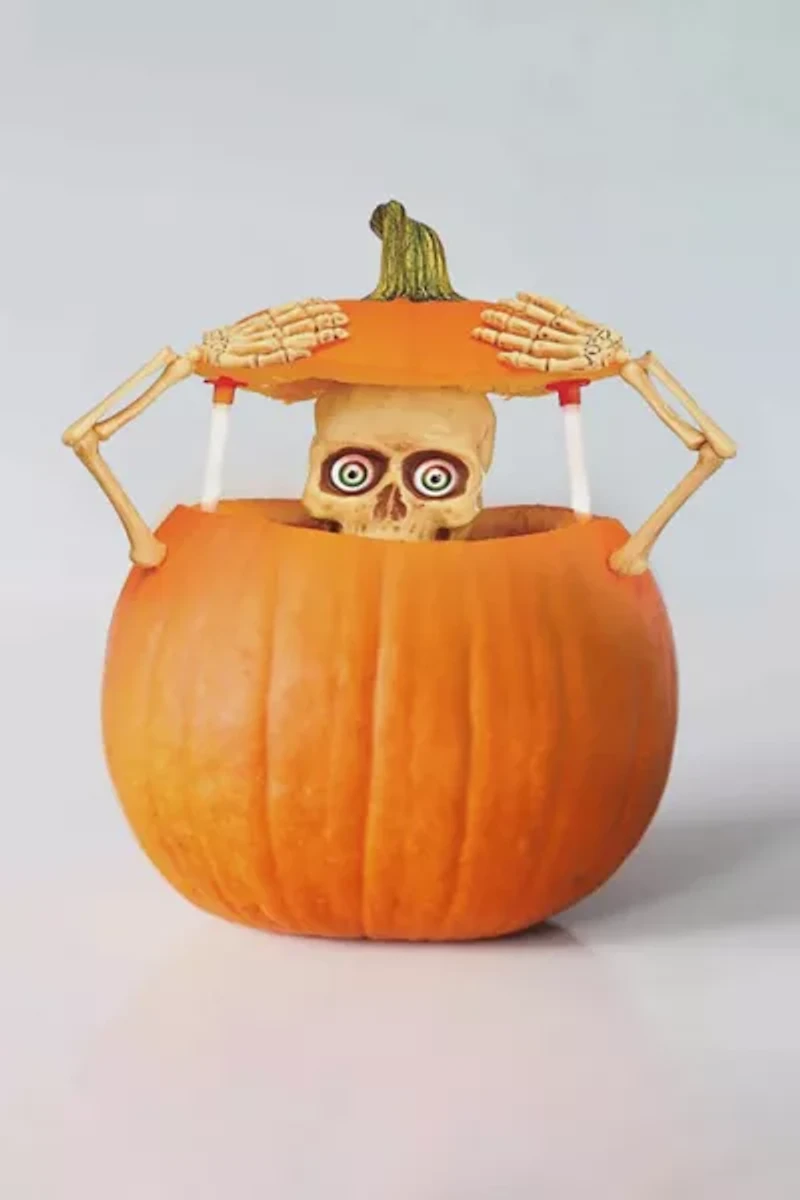 Light-Up Pumpkin Peeper Decorating Kit