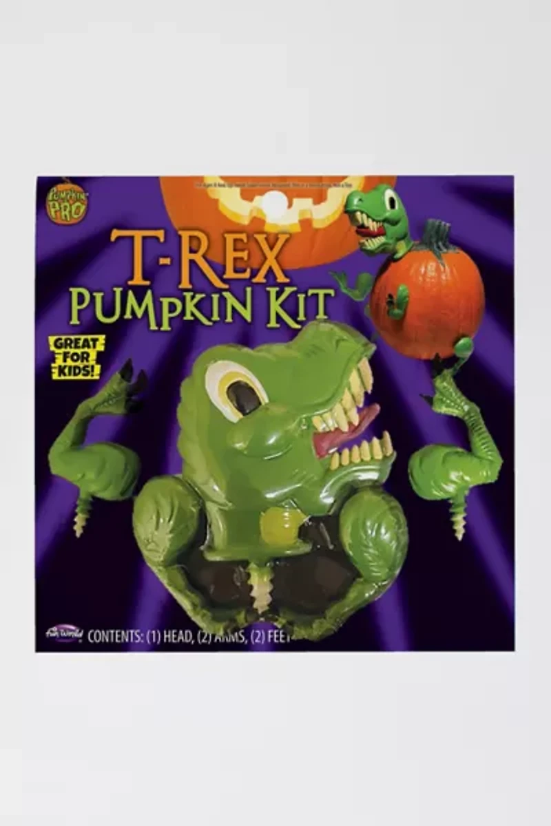 Halloween T-Rex Dinosaur Pumpkin Decorating Kit