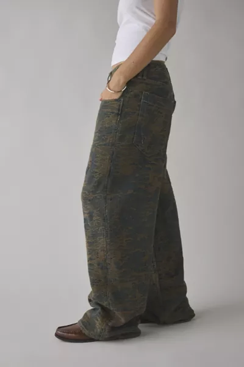 BDG Jaya Printed Baggy Boyfriend Jean