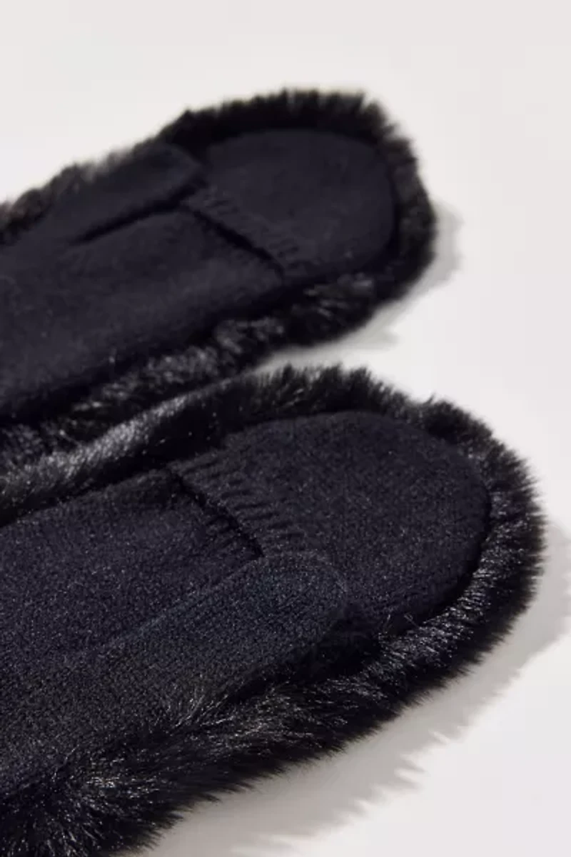 Fuzzy Faux Fur Convertible Mitten