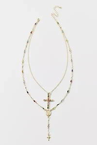 Blair Cross Layered Necklace
