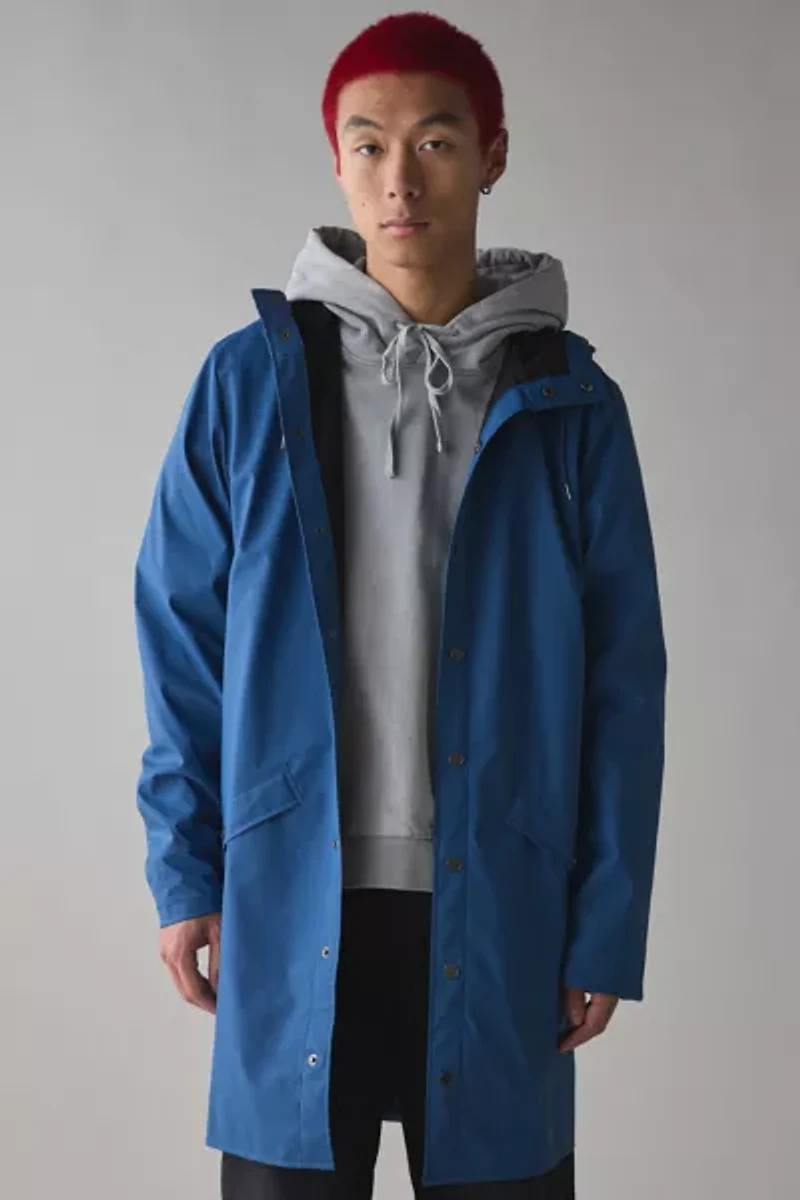 RAINS Long Contemporary Rain Jacket