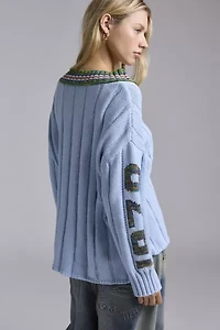 BDG Brooks Cricket V-Neck Pullover Sweater