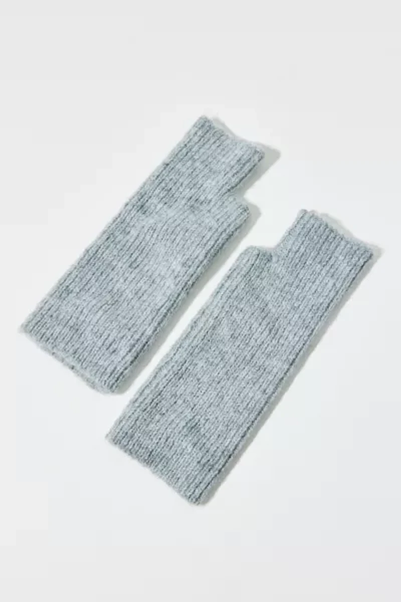 Ribbed Knit Hand Warmer Fingerless Glove