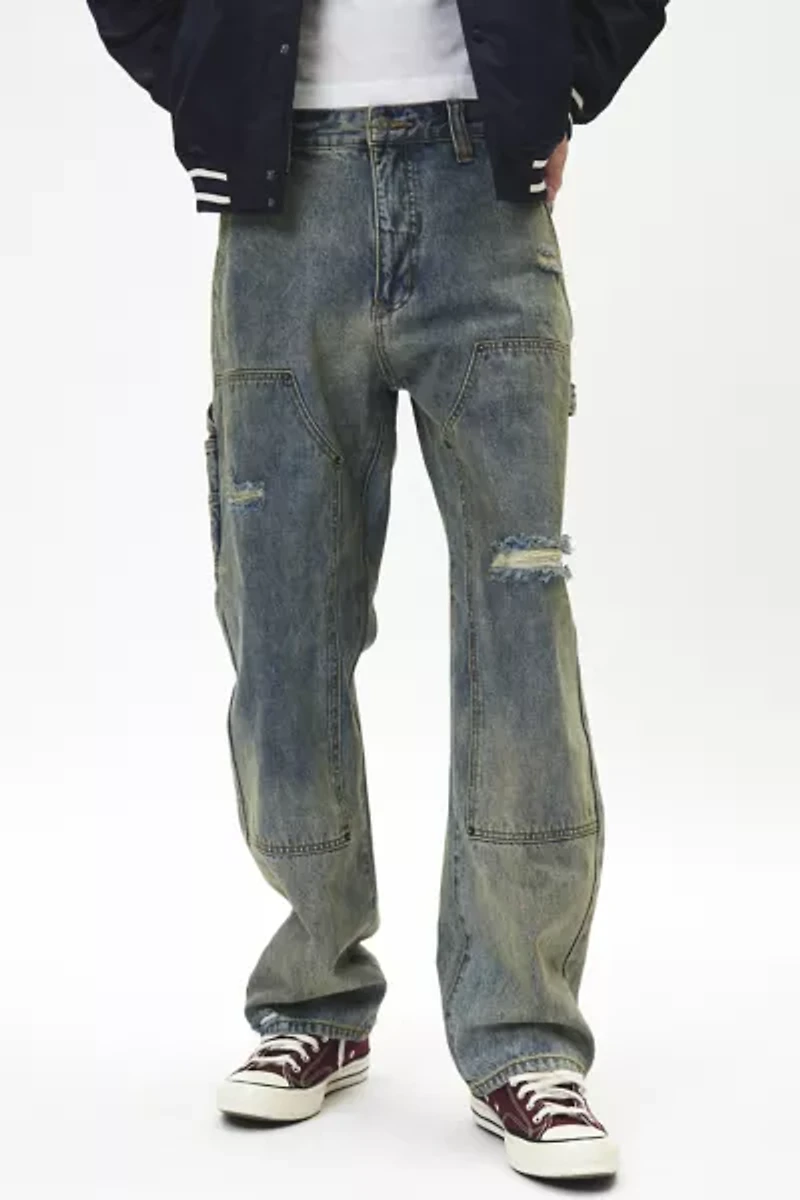 GUESS ORIGINALS Paneled Carpenter Jean