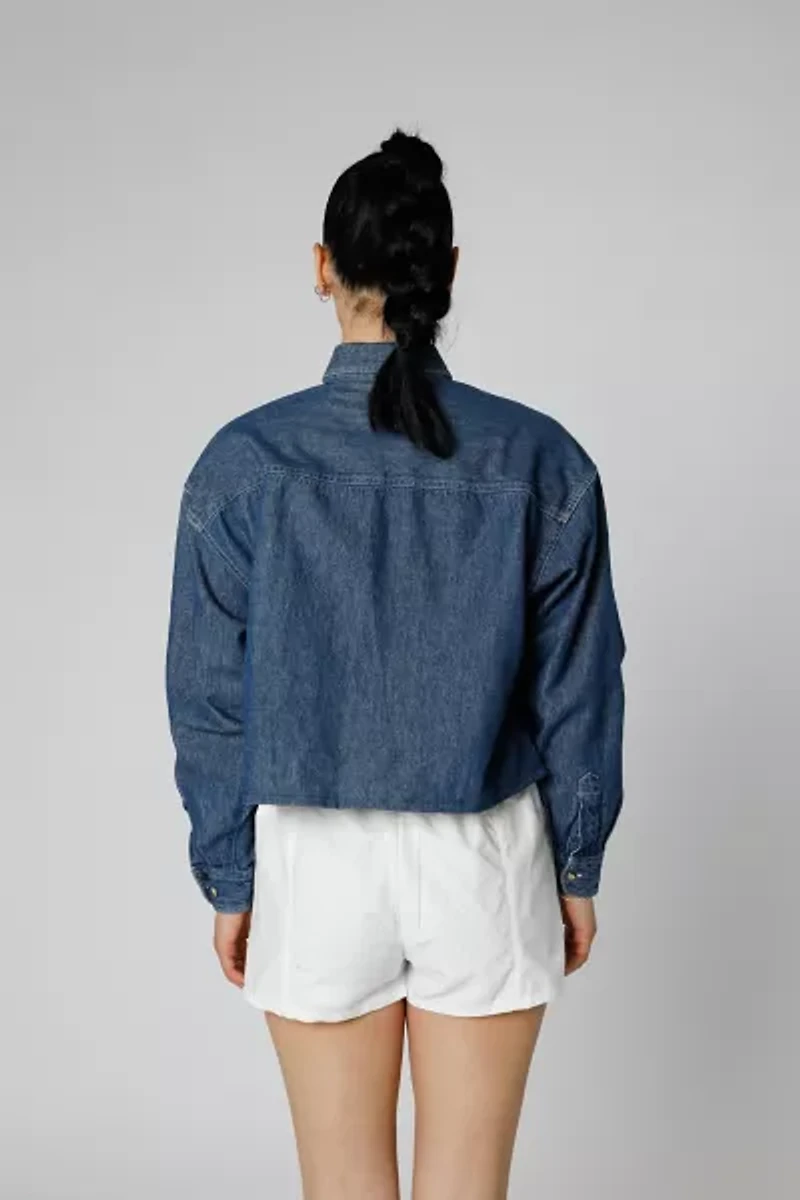Rework Chambray Waist Crop 033