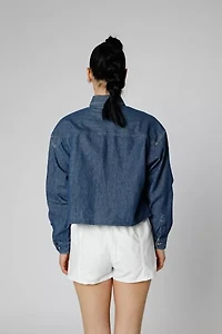 Rework Chambray Waist Crop 033