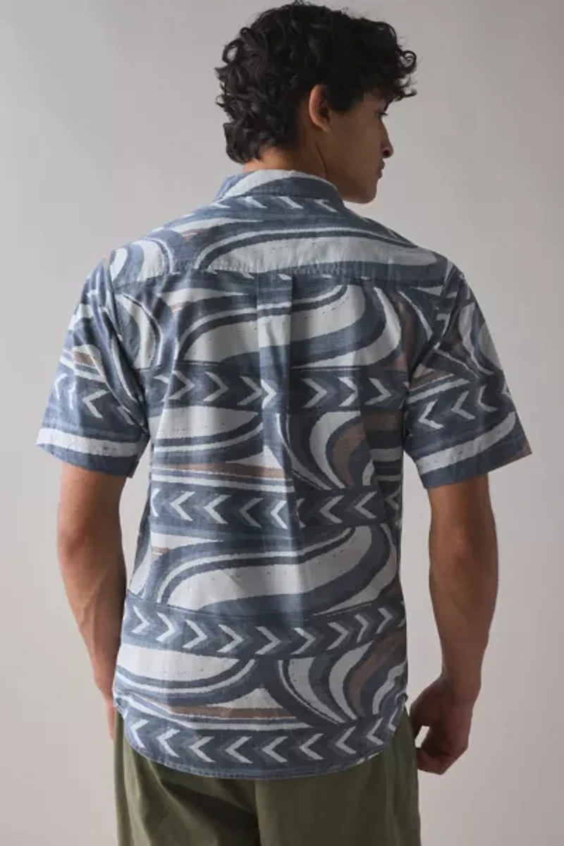 KAVU Topspot Patterned Woven Short Sleeve Shirt