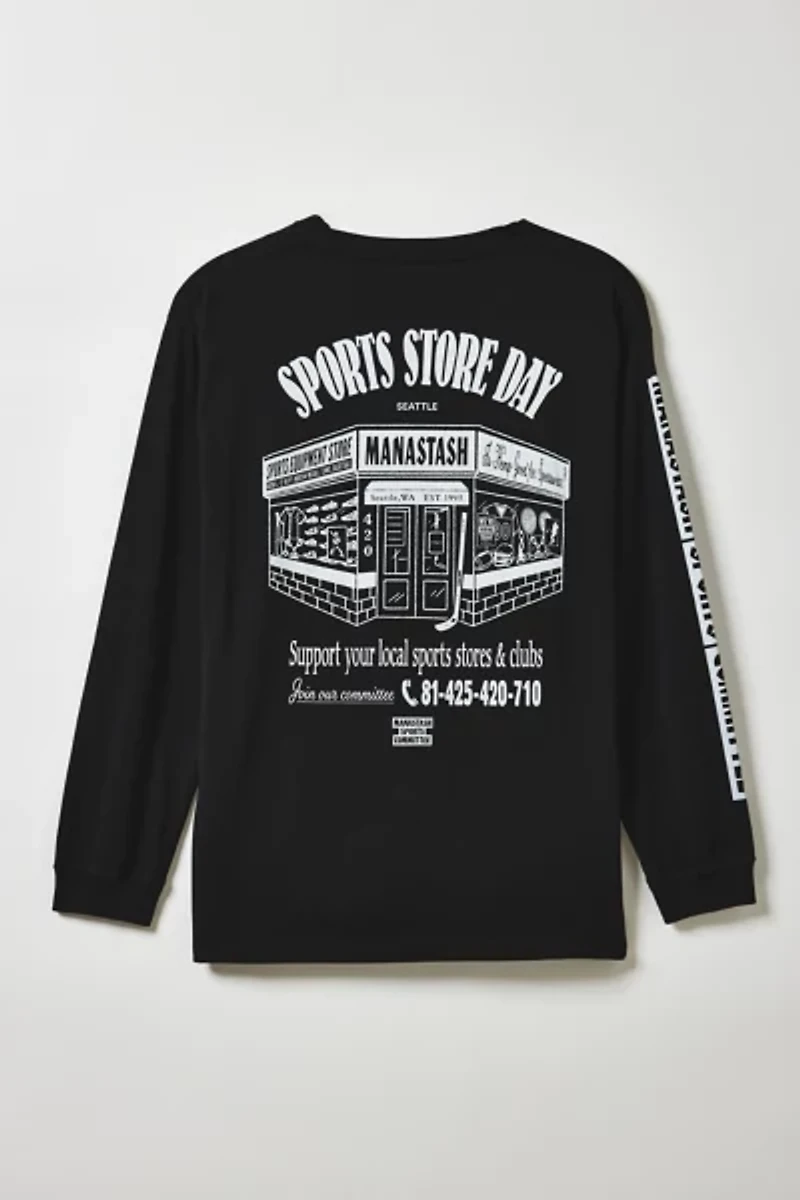 Manastash Sports Store Graphic Long Sleeve Tee
