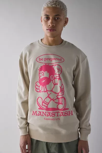 Manastash Be Prepared Graphic Crew Neck Sweatshirt