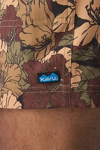 KAVU Costa Patterned Short