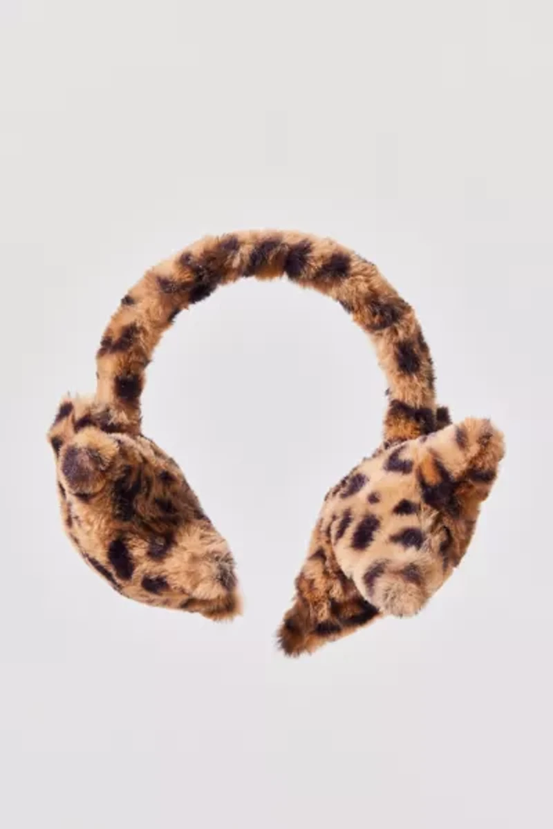 Star Faux Fur Earmuffs