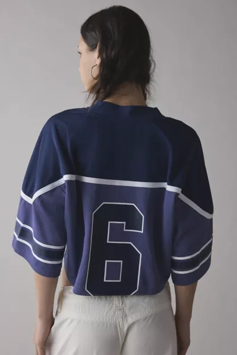 New Balance Midnight Jersey Mesh Cropped Tee