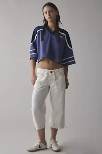New Balance Midnight Jersey Mesh Cropped Tee