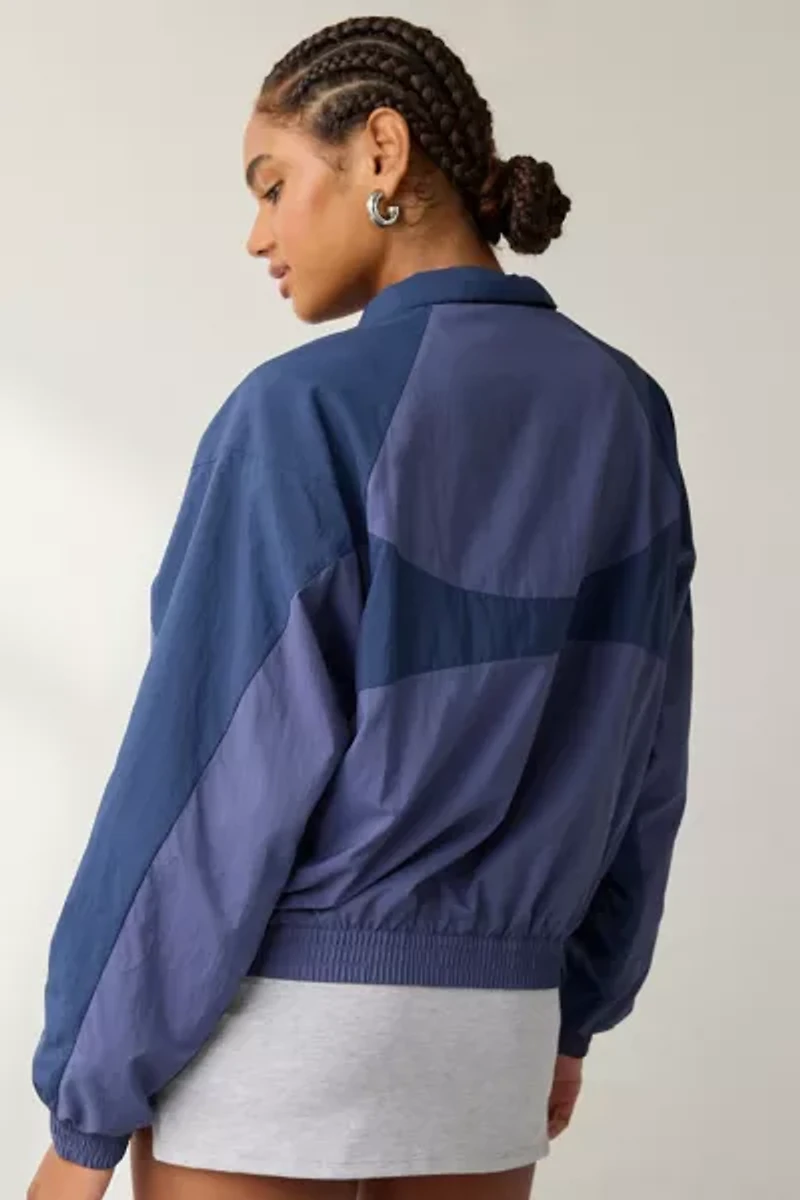 New Balance Color Blocked Woven Zip-Up Jacket
