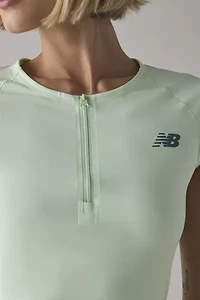 New Balance Tournament Cap Sleeve 1/4 Zip Top