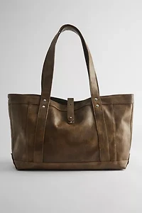 BDG Washed Faux Leather Tote Bag
