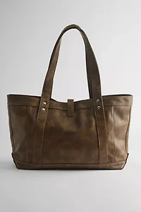 BDG Washed Faux Leather Tote Bag