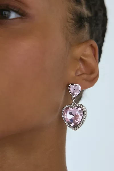 Isabella Rhinestone & Gem Heart Earring