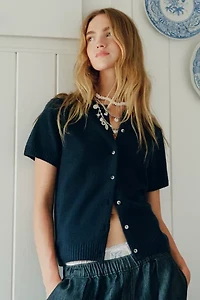 Kimchi Blue Rachel Short Sleeve Cardigan