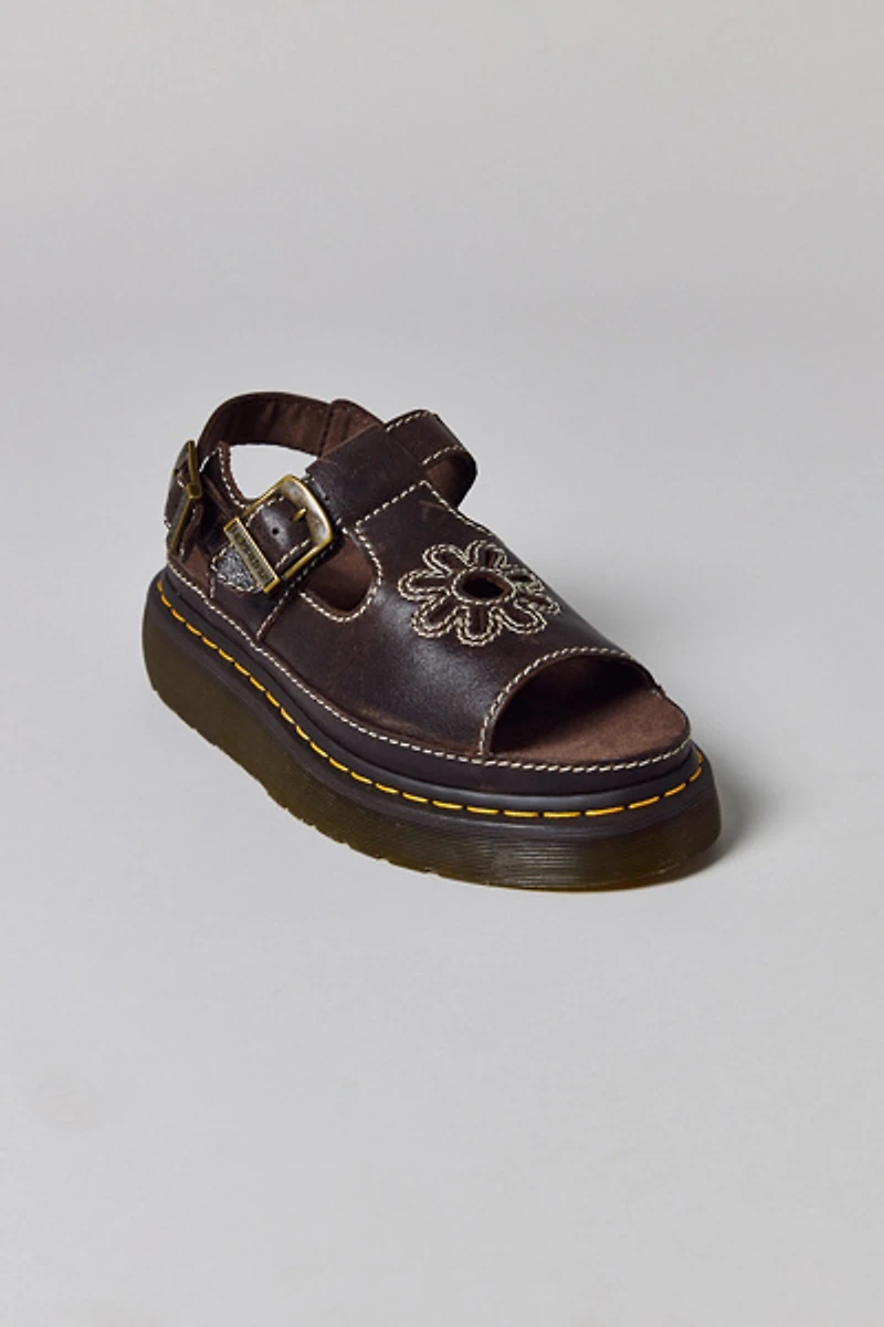 Dr. Martens Women's Dunnet Flower T-Strap Sandal