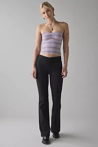 BDG Carla Sweetheart Neckline Printed Ribbed Knit Tube Top