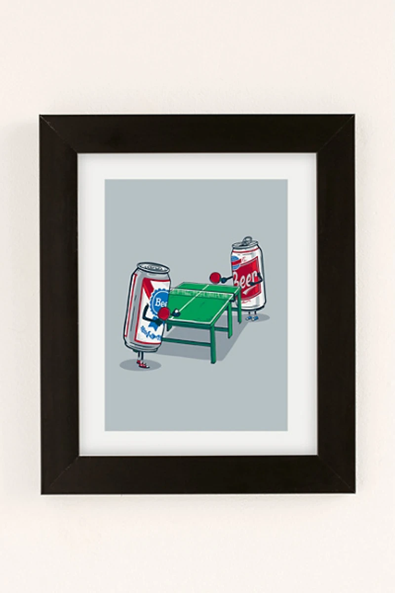 Ben Douglass Beer Pong Art Print