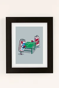 Ben Douglass Beer Pong Art Print