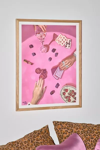 Caroline Ellis Art Ladies Game Night 3 Art Print