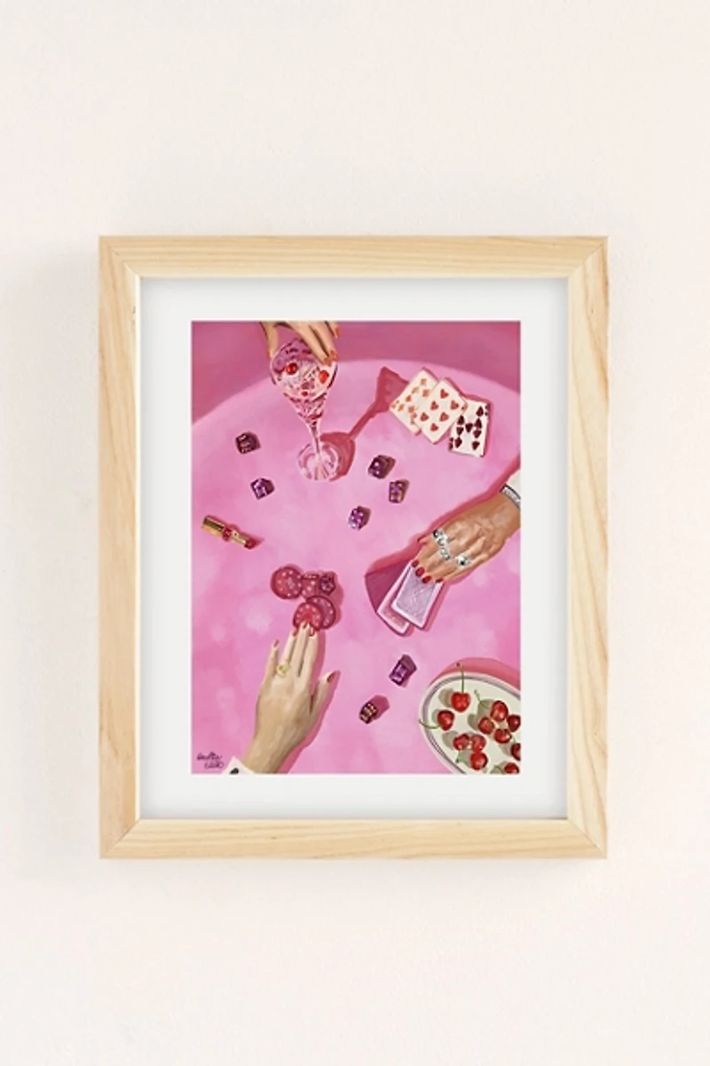 Caroline Ellis Art Ladies Game Night 3 Art Print