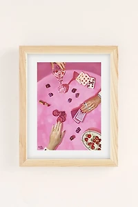 Caroline Ellis Art Ladies Game Night 3 Art Print