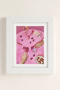 Caroline Ellis Art Ladies Game Night 3 Art Print