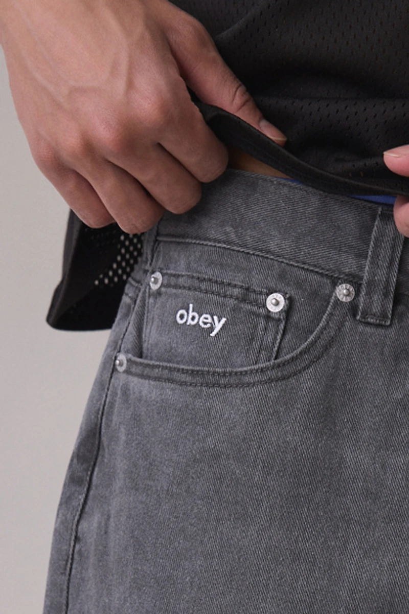 OBEY Bigwig Baggy Denim Jorts