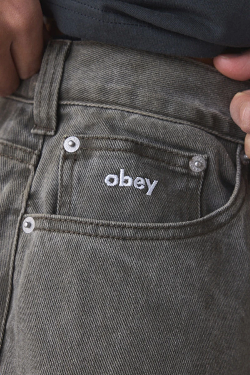 OBEY Bigwig Baggy Denim Jort