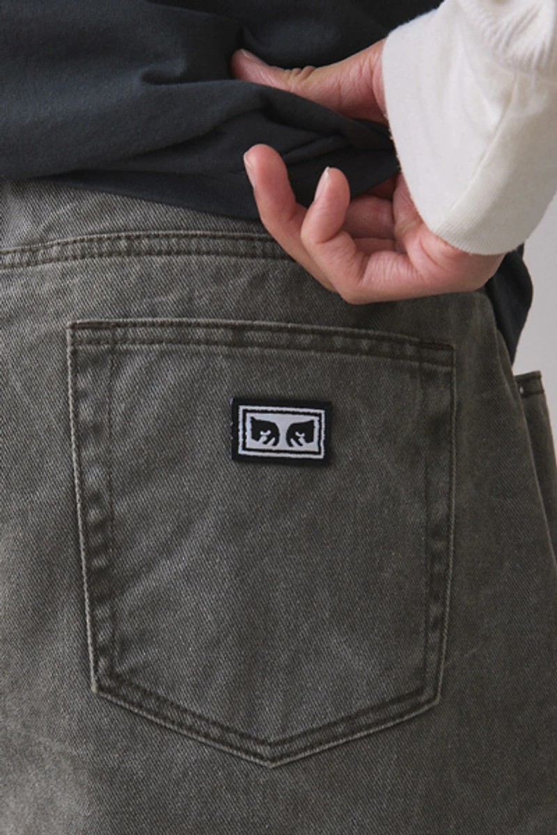 OBEY Bigwig Baggy Denim Jort