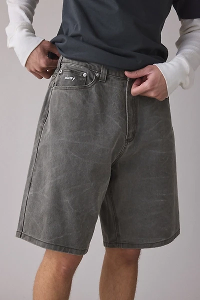 OBEY Bigwig Baggy Denim Jort