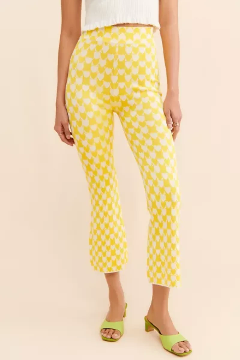 Glamorous Heart Knit Pants