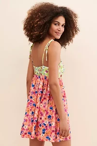 Glamorous Mixed Print Floral Mini Dress