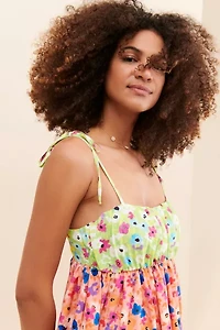 Glamorous Mixed Print Floral Mini Dress