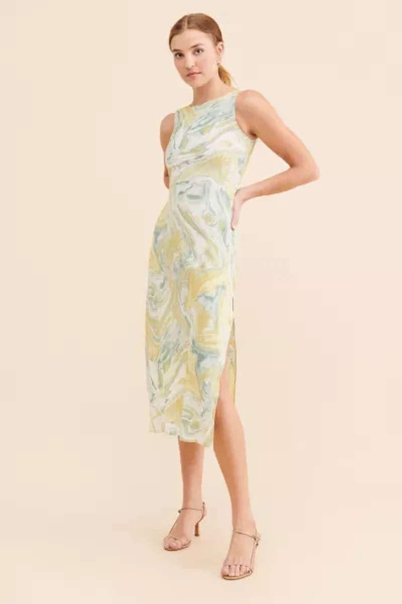 MinkPink Alora Bias Midi Dress
