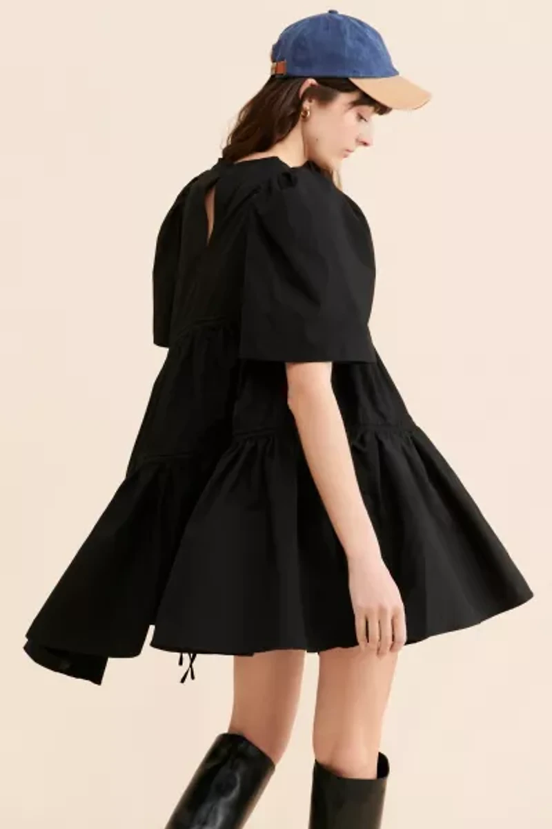 Ghospell Pia Ruched Mini Dress