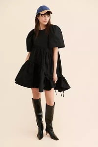 Ghospell Pia Ruched Mini Dress