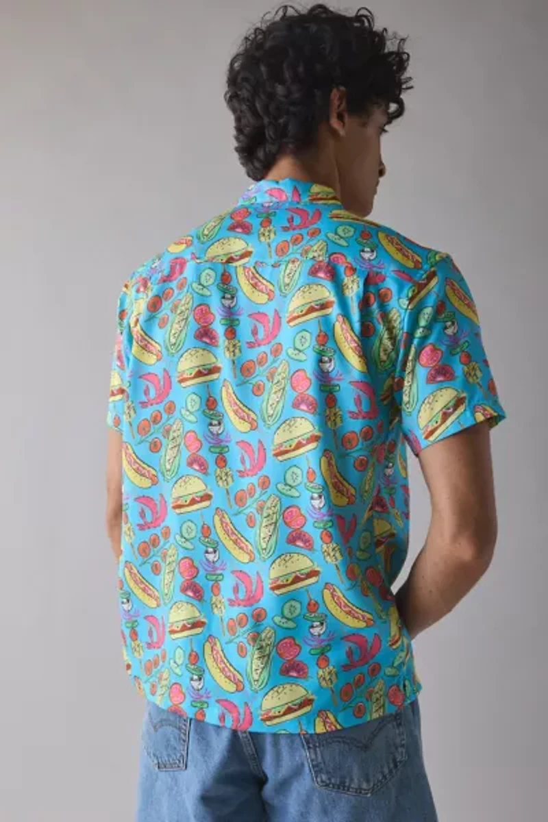 Boardies Grill Master Pattern Short Sleeve Shirt