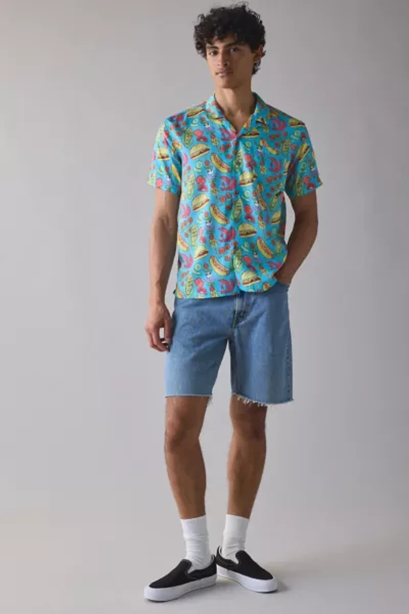 Boardies Grill Master Pattern Short Sleeve Shirt