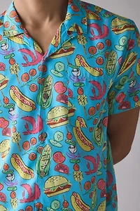 Boardies Grill Master Pattern Short Sleeve Shirt