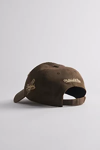 Mitchell & Ness MLB Los Angeles Dodgers Faux Leather Dad Hat