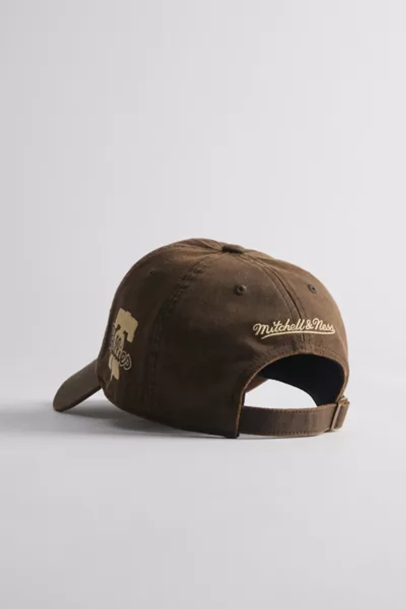 Mitchell & Ness MLB Philadelphia Phillies Faux Leather Dad Hat